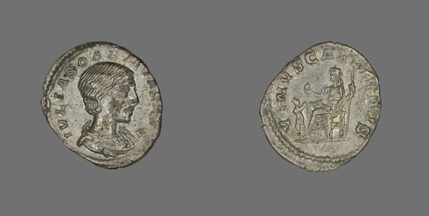 Denarius (Coin) Portraying Julia Soaemias | The Art Institute of Chicago