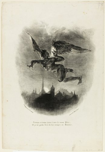 Mephistopheles Flying, from Faust | The Art Institute of Chicago