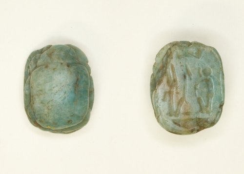 Scarab: Two Seated Deities | The Art Institute of Chicago
