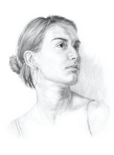 How to draw a portrait in pencil