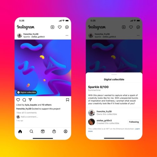 Instagram Is Rolling Out NFT Tools This Week, Letting Digital Collectors Clearly Show That They Own an Image