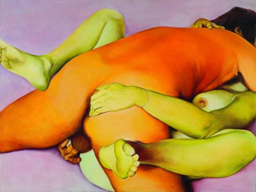 In Her Prismatic Paintings, Joan Semmel Builds Feminist Worlds