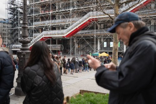 As the Centre Pompidou Closed on Monday, Parisians Said Their Goodbyes