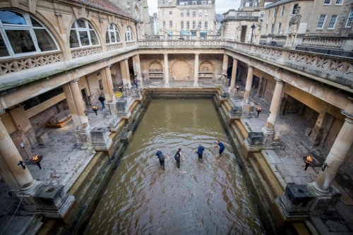 Carved Gems Found in Roman Bath after Falling Down Drain 2,000 Years Ago