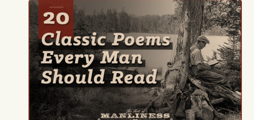 20 Classic Poems Every Man Should Read