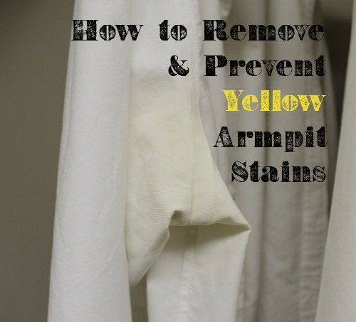 How to Remove and Prevent Yellow Armpit Stains