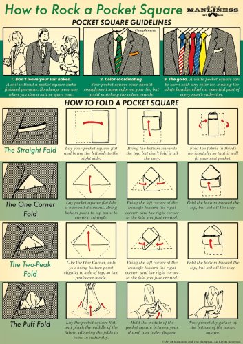 How to Rock a Pocket Square: An Illustrated Guide