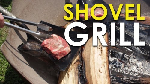How to Cook Steak on a Shovel [VIDEO]