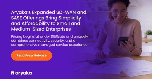 Aryaka SD-WAN and SASE Offerings for SMEs