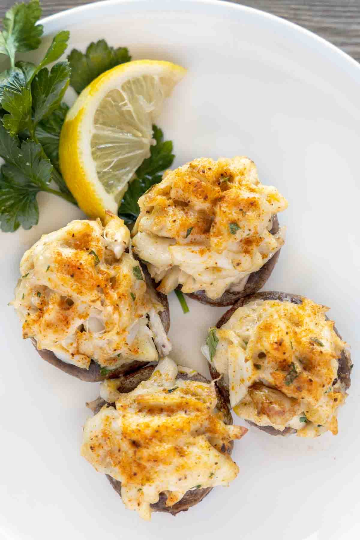 Crab Stuffed Mushrooms