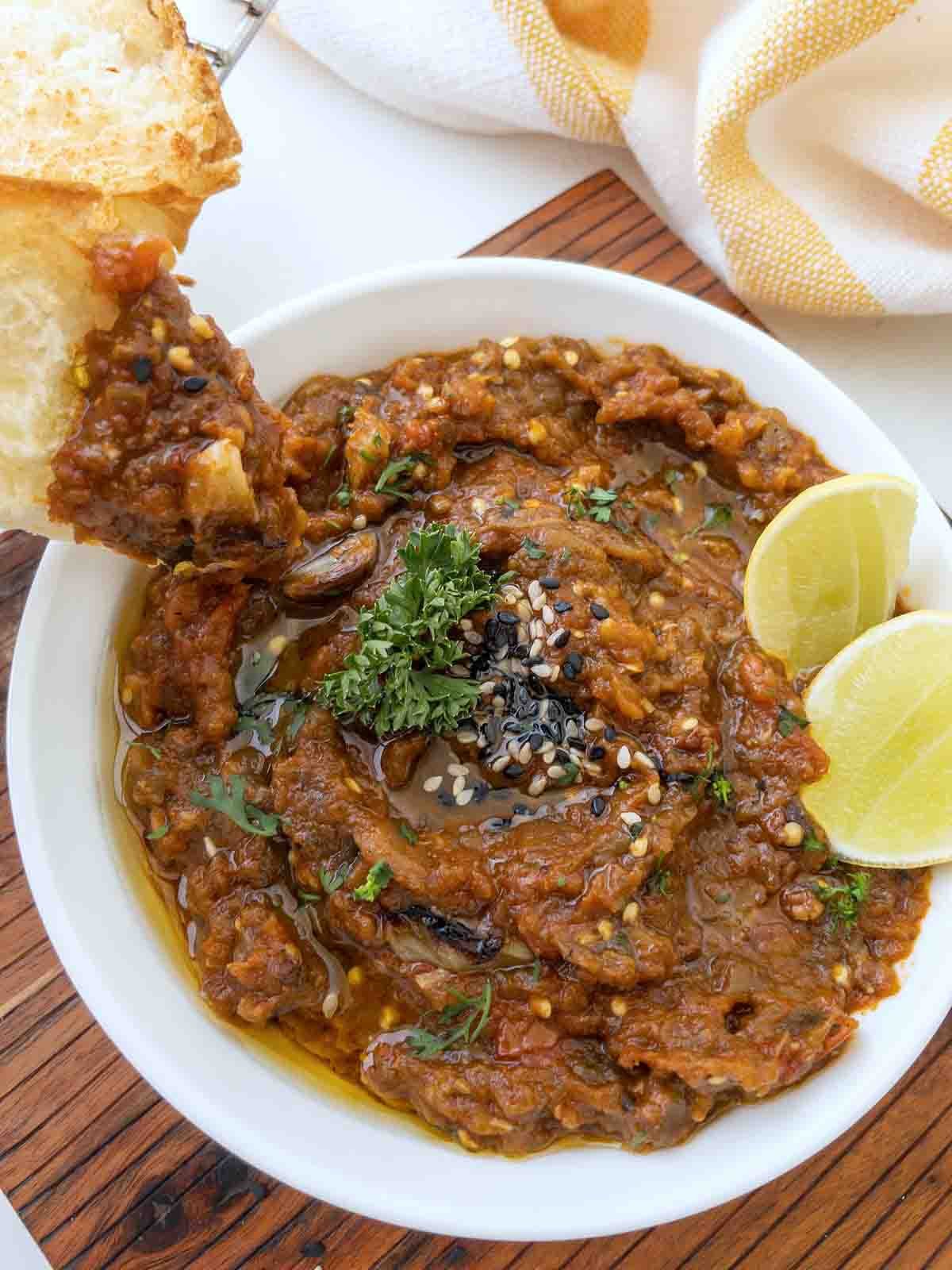 Roasted Eggplant Dip