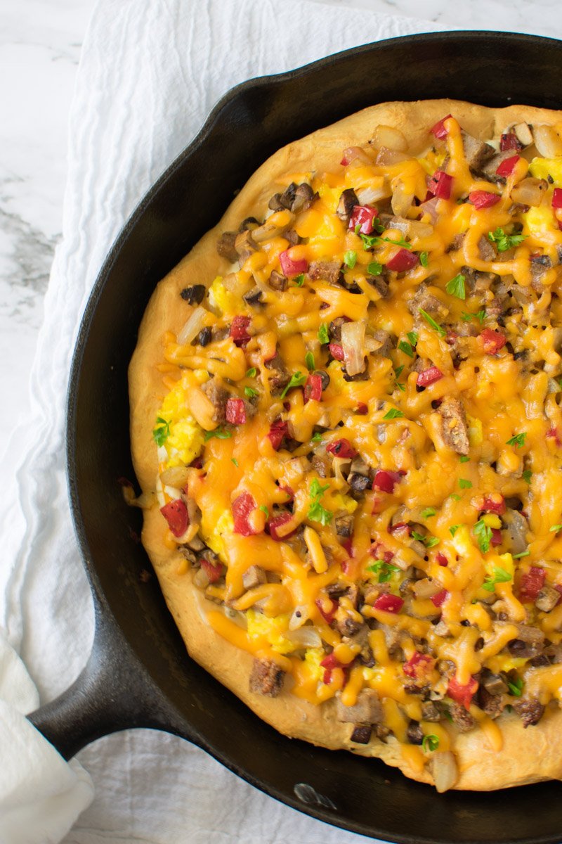 Skillet Breakfast Pizza
