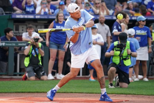 Watch: Patrick Mahomes Was A Walking Highlight Reel At Royals' Celebrity Softball Game