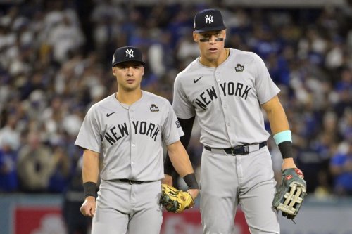 Aaron Judge and Anthony Volpe Steal Hearts With Sweet Subway Series Moment