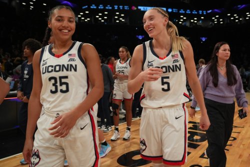 Azzi Fudd Sets Fans Off While Watching Paige Bueckers at Wings-Lynx