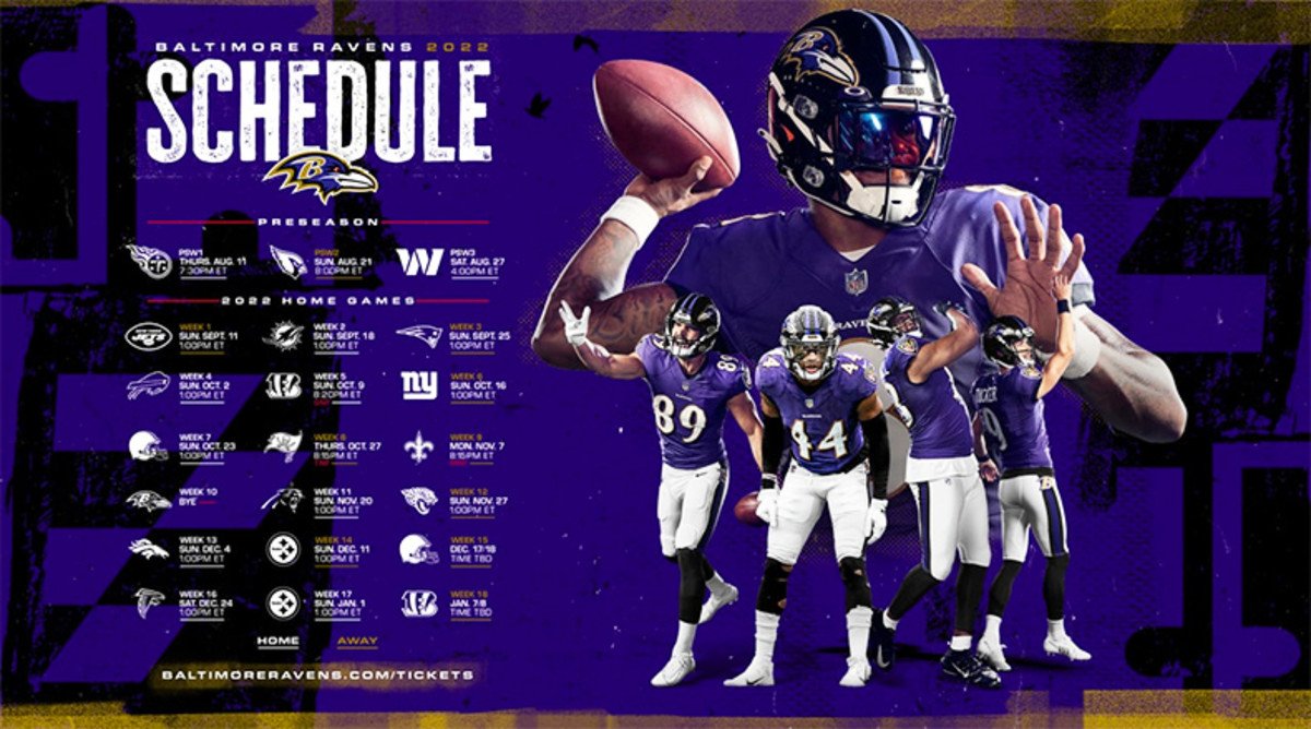 Baltimore Ravens Schedule 2021