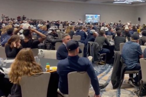 Watch: Michigan Football Team's Reaction to Drawing Alabama Instead of Florida State in Playoff