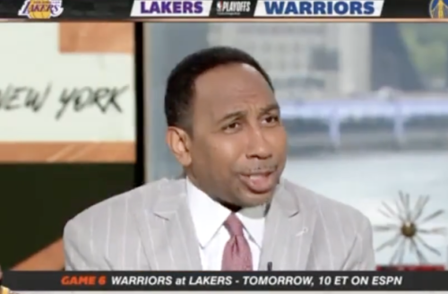 Stephen A Smith Getting Called Out On Social Media For Laughing Off Anthony Davis Game 5 Exit 