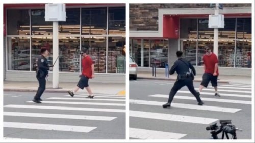 Video of White Man Walking Away from Police Encounter After Charging at Officer Spurs Debate Online About White Privilege