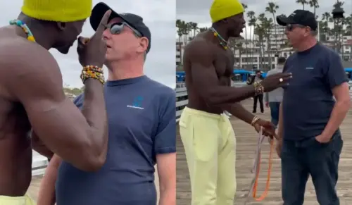 ‘Are You the Police?’: Video of Black Man Finger Checking White Man Who Interrupted Him Filming Content Goes Viral