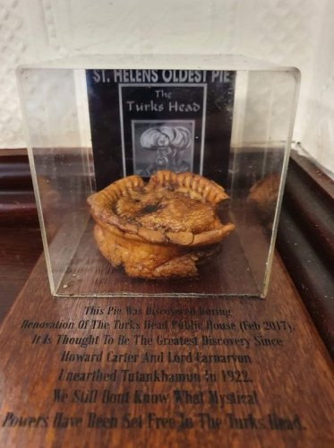 St Helens 'Oldest Pie' at The Turks Head