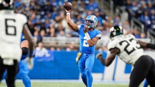 Lions' Offensive coordinator Ben Johnson explains why Hendon Hooker doesn't throw the ball a lot when he gets into games