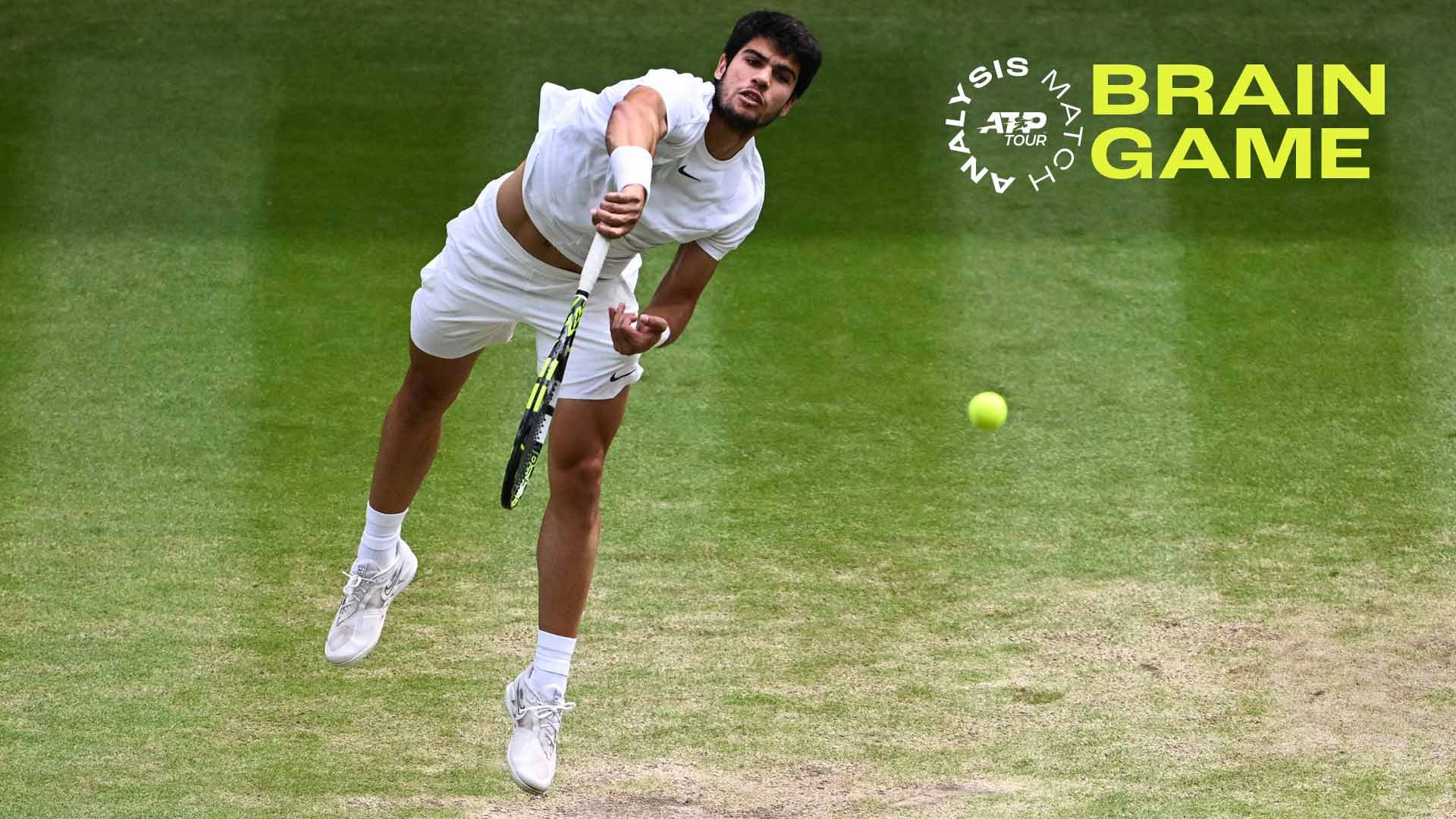 How Alcaraz's Scintillating Serve Toppled Djokovic's Return In The Wimbledon Final | ATP Tour | Tennis