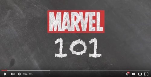 Marvel 101 video series to educate about Marvel history