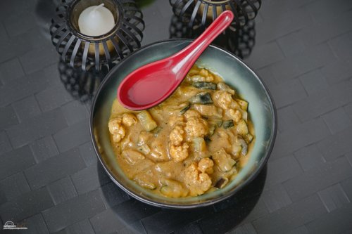 1 x Blumenkohl Curry, pikante Aromen, Gemüse, einfach vegan!