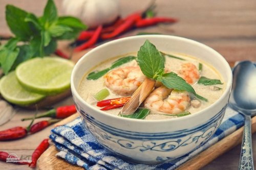 Tom Yam Gung, asiatische Suppe fertig in 60 Min. einfach gut