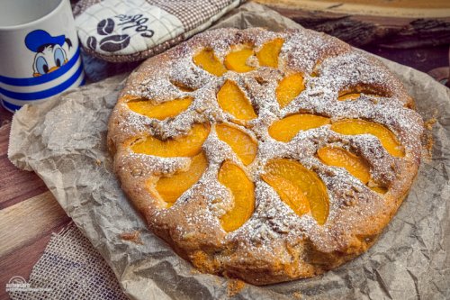 Versunkener Pfirsich Kuchen – wenn die Frau der Backsucht verfällt, fertig in 60 Minuten!