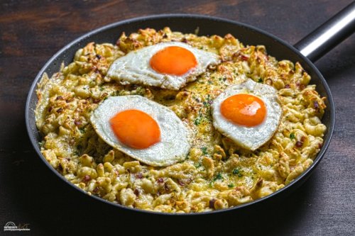 Käse Eier Nockerl, der kulinarische Kompromiss, kombinieren, nicht diskutieren