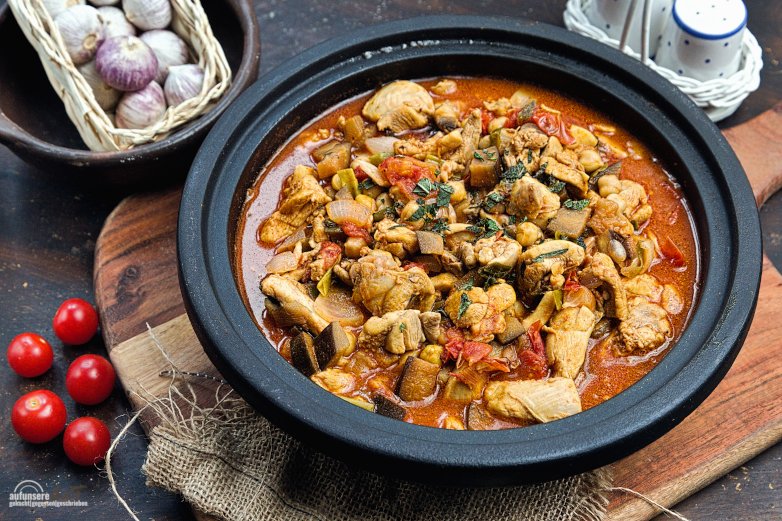 Hühnchen Tajine, absolut schmackhafter Eintopf in 45 Min!