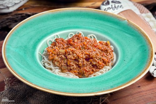 Spaghettini Bolognese asiatisch 2.0, einfach Crossover Küche