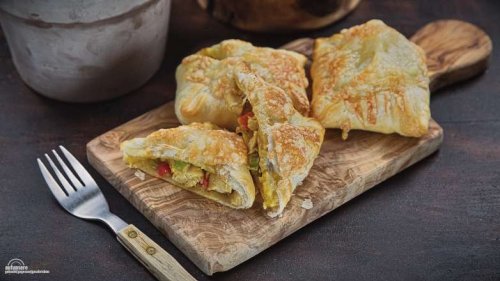 pikante Golatschen mit Huhn, die Blitz-Mahlzeit für jeden Tag geeignet!