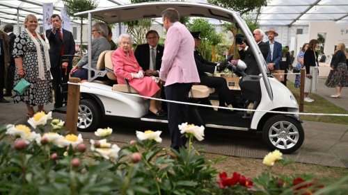 Englands Gartenmesse findet wieder statt und die Queen ist zu Gast
