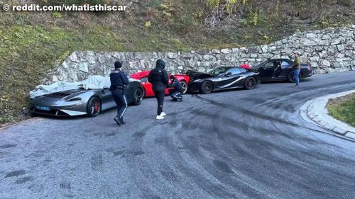 Millionenschaden: Vier Supersportwagen crashen ineinander