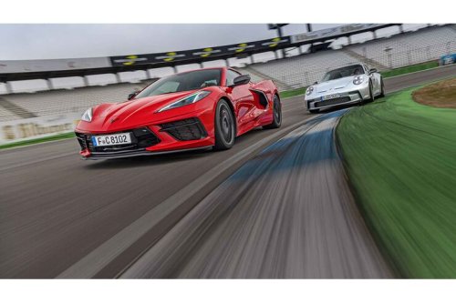Corvette Stingray gegen Porsche 911 GT3 Touring im Test: Hubraum contra Drehzahl