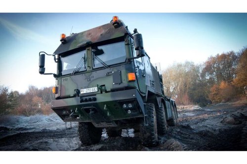 Große Lkw für Spezialzwecke : Bergemonster der Bundeswehr