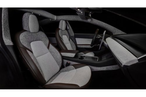 Tesla Model 3 mit schickem Innenraum: Vilner wertet Tesla mit Stoff und Leder auf