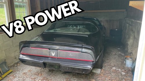 1979 Pontiac Trans Am Sitting in a Tight Garage Has Good News Under the Hood