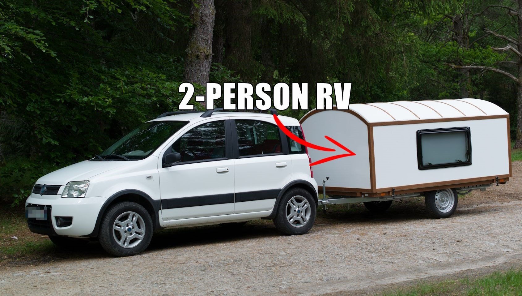 Meet Slidavan, a Super-Lightweight Telescoping Travel Trailer With Sleeping for 2
