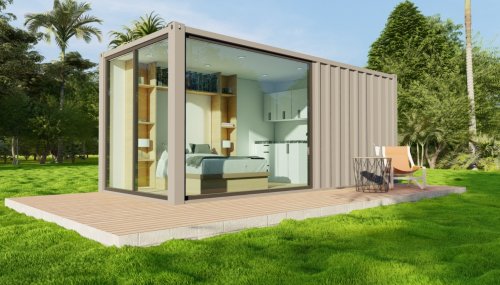 Momoco's $16K M-Studio Container Home Promises To Be Your Complete Off-Grid Solution