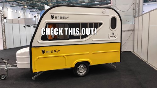 The Luna Ares Is an Ultra-Compact Caravan With Sleeping for 4 and Everything Included