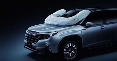 Subaru invente l'airbag extérieur pour protéger les cyclistes !
