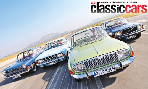 Vier flotte Sportlimousinen der 60er im Test