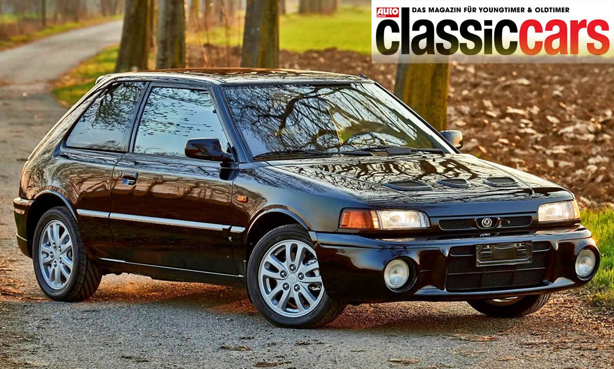 Der Mazda 323 GT-R lockt mit Turbo und Allrad