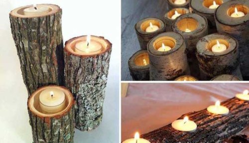 25 DIY Rustic Log Decoration Ideas - Available Ideas