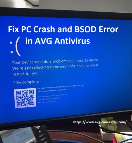 How To Fix PC Crash and BSOD Error in AVG Antivirus? - Www.avg.com/activate
