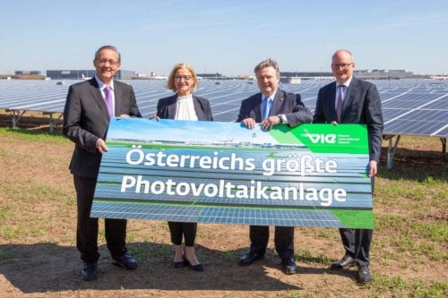 Flughafen Wien: Größte Solaranlage Österreichs in Betrieb genommen